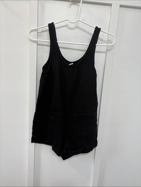 Old Navy Other - Old Navy Girls Sleeveless Tie-Strap Double-Weave Romper